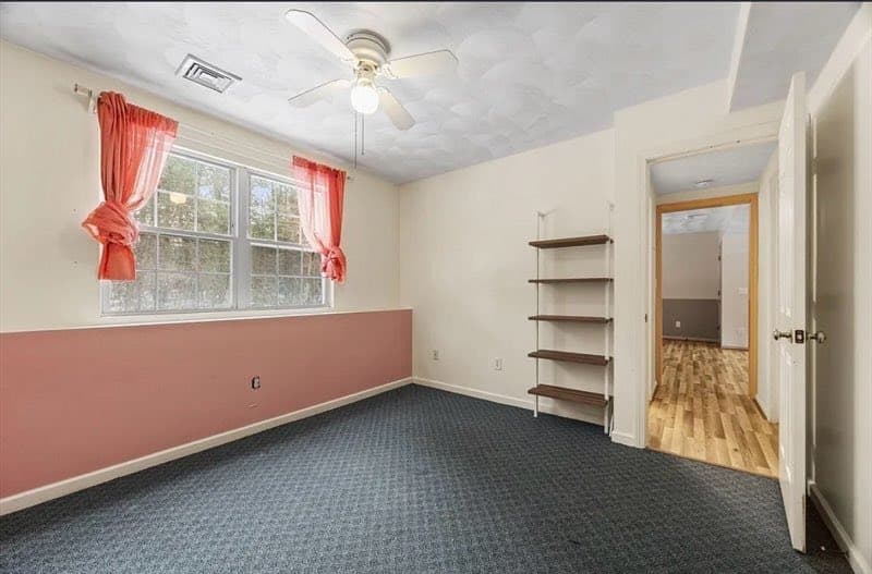 A pristine empty bedroom prepared for move-in by Dirty Bird in Oklahoma City.